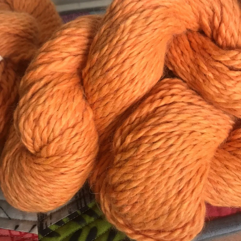 Orange Yarn Three Skeins for Kitting Arts & Crafts - Picture 8 of 8